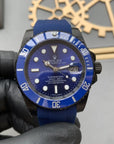 SUBMARINER DATE 41 BLACK CASE BLUE DIAL