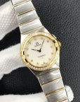 CONSTELLATION 28MM QUART DIAMOND BEZEL MOP DIAL