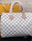 SPEEDY BANDOULIERE 30 DAMIER AZUR