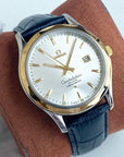 CONSTELLATION 40 GOLD CASE LEATHER STRAP