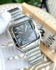 SANTOS DE CARTIE STEEL GREY DIAL