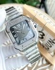 SANTOS DE CARTIE STEEL GREY DIAL