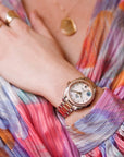 SEAMASTER CO-AXIAL 34MM ROSE GOLD STEEL DIAMOND BEZEL