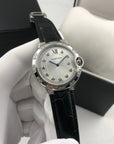 BALLON BLEU 36MM STEEL CASE DIAMOND NUMERALS