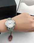 BALLON BLEU 36MM STEEL CASE DIAMOND NUMERALS
