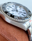 GMT-MASTER II CUSTOM CERAMIC BLACK BEZEL WHITE DIAL