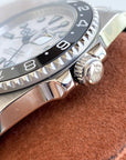 GMT-MASTER II CUSTOM CERAMIC BLACK BEZEL WHITE DIAL