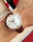 DE VILLE PRESTIGE 39.5 ROSE GOLD CASE MOP DIAL