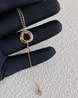 TRINITI BRACELET GOLD SILVER PINK GOLD DIAMONDS