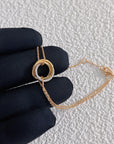 TRINITI BRACELET GOLD SILVER PINK GOLD DIAMONDS