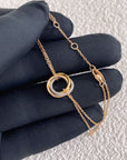 TRINITI BRACELET GOLD SILVER PINK GOLD DIAMONDS