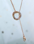 TRINITI BRACELET GOLD SILVER PINK GOLD DIAMONDS