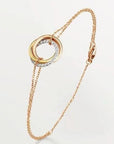 TRINITI BRACELET GOLD SILVER PINK GOLD DIAMONDS