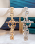 CHAINE BRACELET PINK GOLD DIAMOND