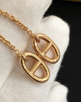 CHAINE SMALL DROP EARRINGS GOLD AND SILVER