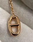 CHAINE SMALL DROP EARRINGS GOLD AND SILVER