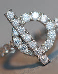 ECHAPPEE SILVER DIAMOND RING