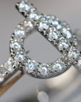 ECHAPPEE SILVER DIAMOND RING