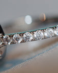 ECHAPPEE SILVER DIAMOND RING