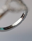 ECHAPPEE SILVER DIAMOND RING