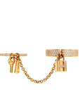 HM KELLY CLOCHETTE DOUBLE RING IN ROSE GOLD WITH DIAMONDS