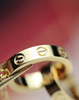 LOVE NECKLACE DOUBLE RING GOLD