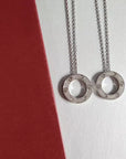 LOVE NECKLACE ADJUSTABLE SILVER