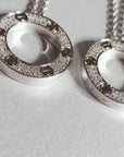 LOVE NECKLACE ADJUSTABLE SILVER