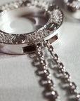 LOVE NECKLACE ADJUSTABLE SILVER