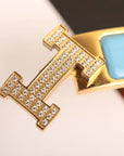 H CLOUD BLUE BRACELET GOLD DIAMOND