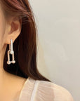 HARDWEAR DROP DIAMONDS EARRINGS