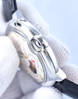 BALLON BLEU 36MM OPEN HEART PINK DIAMOND NUMERALS