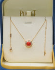 POSSEISION CARNELIAN DIAMOND NECKLACE