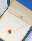 POSSEISION CARNELIAN DIAMOND NECKLACE