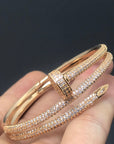 JUSTE BRACELET 3.5MM DOUBLE ROWS DIAMOND