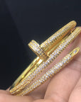 JUSTE BRACELET 3.5MM DOUBLE ROWS DIAMOND