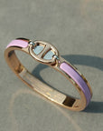 CLIC CHAINE PINK GOLD BRACELET