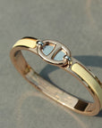 CLIC CHAINE PINK GOLD BRACELET