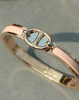 CLIC CHAINE PINK GOLD BRACELET