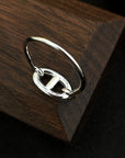 RONDE SMALL SILVER DIAMOND RING