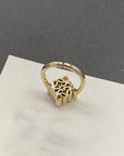 ANAGRAM GOLD OPEN RING