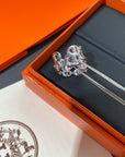 CHAINE DANCRE LARGE SILVER RING