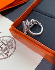 CROISETTE LARGE SILVER RING