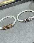 FORCE 10 MEDIUM INFINIE WHITE CORDERIE HALF DIAMOND