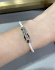 FORCE 10 MINI INFINIE WHITE CORDERIE HALF DIAMOND