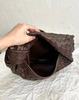 BV TEEN JODIE 36CM CHOCOLATE SUEDE LEATHER