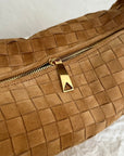 BV SMALL JODIE 48CM BROWN SUEDE LEATHER