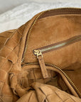 BV SMALL JODIE 48CM BROWN SUEDE LEATHER
