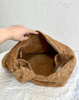 BV SMALL JODIE 48CM BROWN SUEDE LEATHER