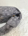 BV SMALL JODIE 48CM GREY SUEDE LEATHER